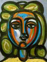 Head Of A Woman With Green Curls (1946)