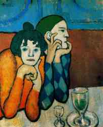 The Two Saltimbanques (Harlequin And His Companion) (1901)