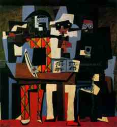 Three Musicians, Or Musicians In Masks