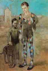 Two Acrobats With A Dog (1905)