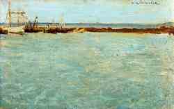 View Of The Port Of Valencia