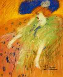 Woman In A Blue Hat