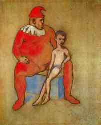 Young Acrobat And Clown (1905)