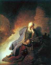 Jeremiah Lamenting The Destruction Of Jerusalem