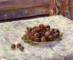 A Plate Of Plums