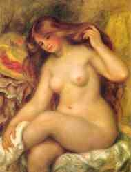 Bather With Blonde Hair