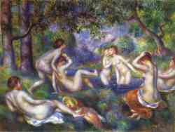 Bathers In The Forest