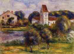 Breton Landscape (Church And Orchard)