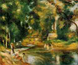 Essoyes Landscape (Washerwomen And Bathers)