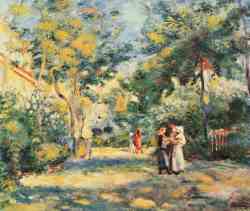 Figures In A Garden