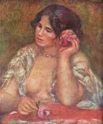 Gabrielle With A Rose (1911)