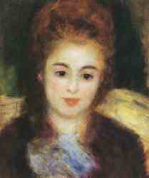 Head Of A Young Woman Wearing A Blue Scarf (Madame Henriot)
