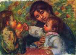 Jean Renoir And Gabrielle With Her Son