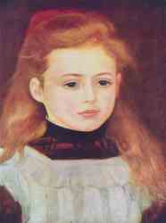 Little Girl In A White Apron (Lucie Berard)