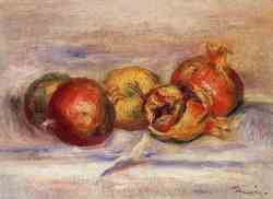 Three Pomegranates And Two Apples