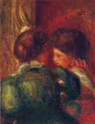Two Women-s Heads (The Loge)