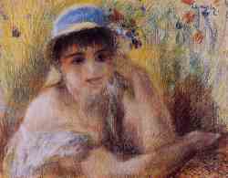 Woman In A Straw Hat 1