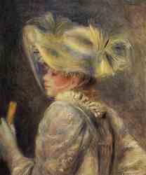 Woman In A White Hat