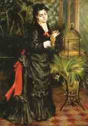 Woman With A Parrot (Henriette Darras)