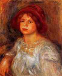 Young Girl Wearing A Red Hat