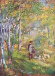 Young Man At Forest From Fontainebleu