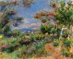 Young Woman In A Landscape (Cagnes)