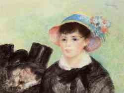Young Woman In A Straw Hat 3