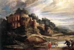 Landscape With The Ruins Of Mount Palatine In Rome