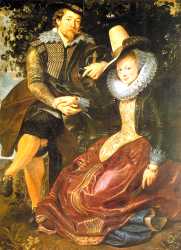 The Artist And His First Wife Isabella Brant In The Honeysuckle Bower