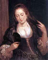 Woman With A Mirror