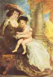 Helena Fourment With Her Son Francis