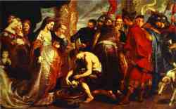 Queen Tomyris Before The Head Of Cyrus