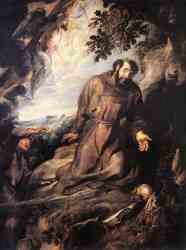 St Francis Of Assisi Receiving The Stigmata