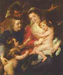 The Holy Family With Elizabeth And John