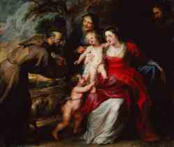 The Holy Family With Saints Francis, Anne and The Infant Saint John The Baptist