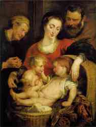 The Holy Family With St. Elizabeth (Madonna Of The Basket)