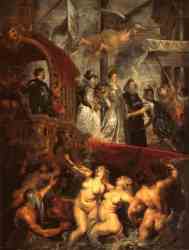 The Landing Of Marie De Medici At Marseilles