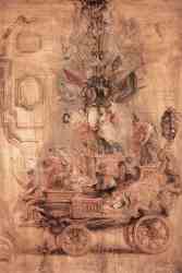 The Triumphal Car Of Kallo (Sketch)