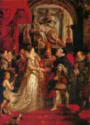 The Wedding By Proxy Of Marie De- Medici To King Henri Iv