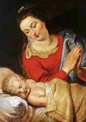 Virgin In Adoration Before The Christ Child