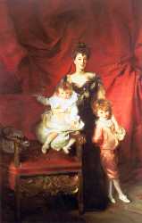 Mrs Cazalet And Children - Edward And Victor