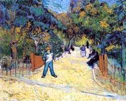 Entrance To The Public Garden In Arles