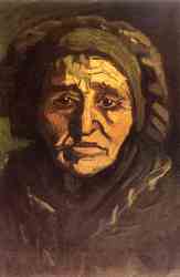 Head Of A Peasant Woman With Greenish Lace Cap