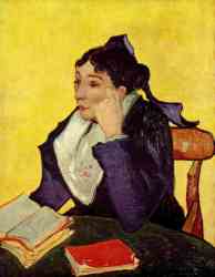 L’Arlesien - Madame Ginoux With Books