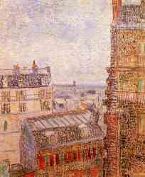 The View From The Artist-s Room - Rue Lepic 2