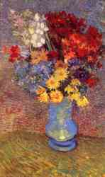 Vase Avec Des Anemones