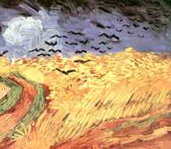 Wheat Field With Crows 1 - (1890)