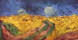 Wheat Field With Crows 2