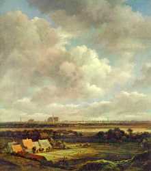 View Of Haarlem With Bleaching Grounds - 1665