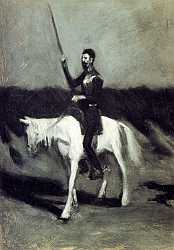 Don Quixote On Horseback - Edward Hoper - 1904